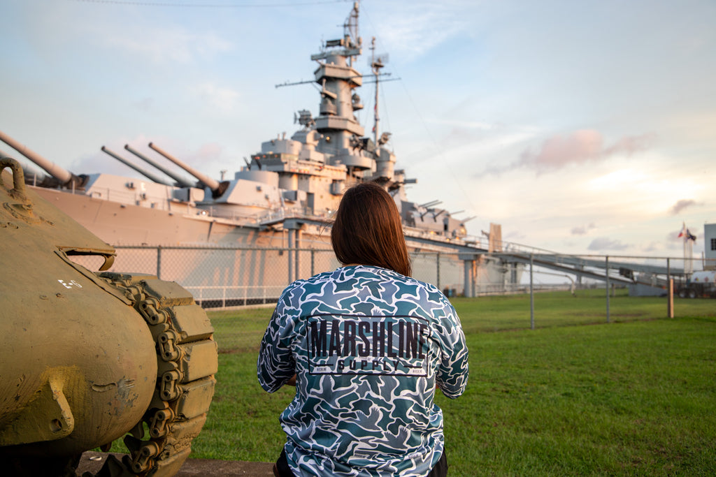 Marshline Supply Ghost Flight Camo DriFit Shirt