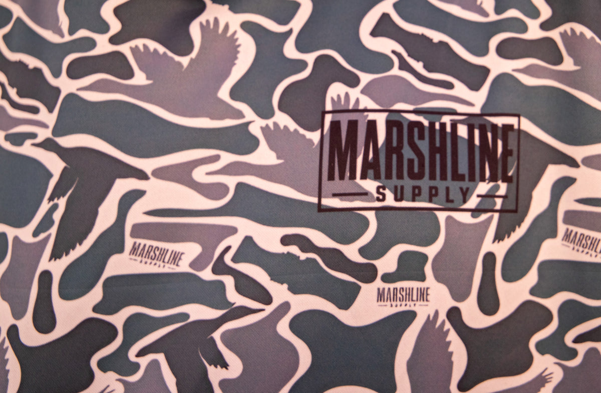 Marshline Supply Ghost Flight Camo DriFit Long Sleeve Hoodie