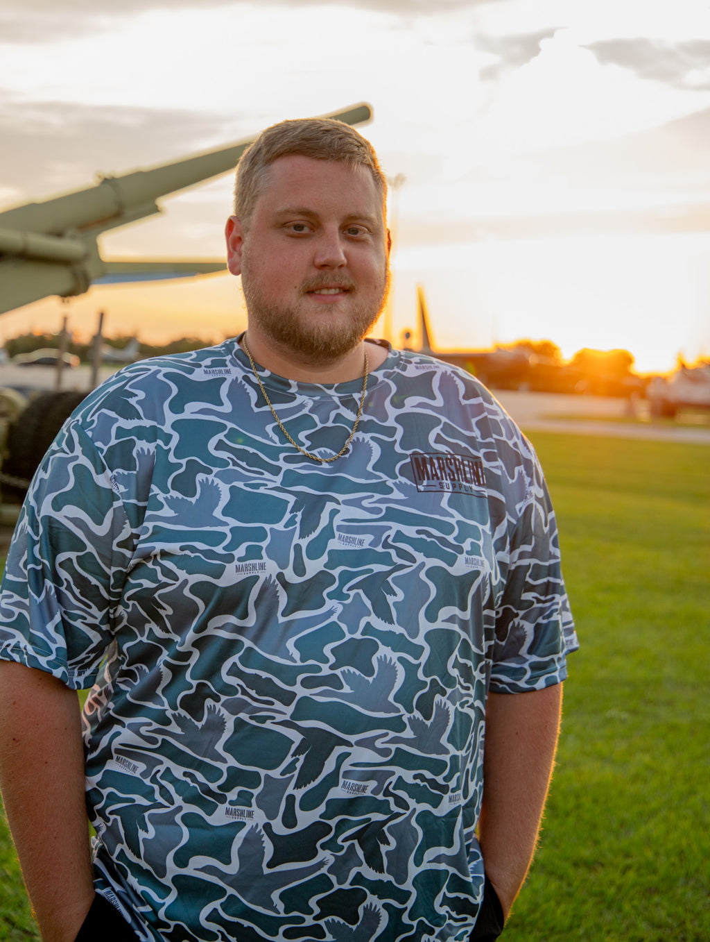 Marshline Supply Ghost Flight Camo DriFit Shirt