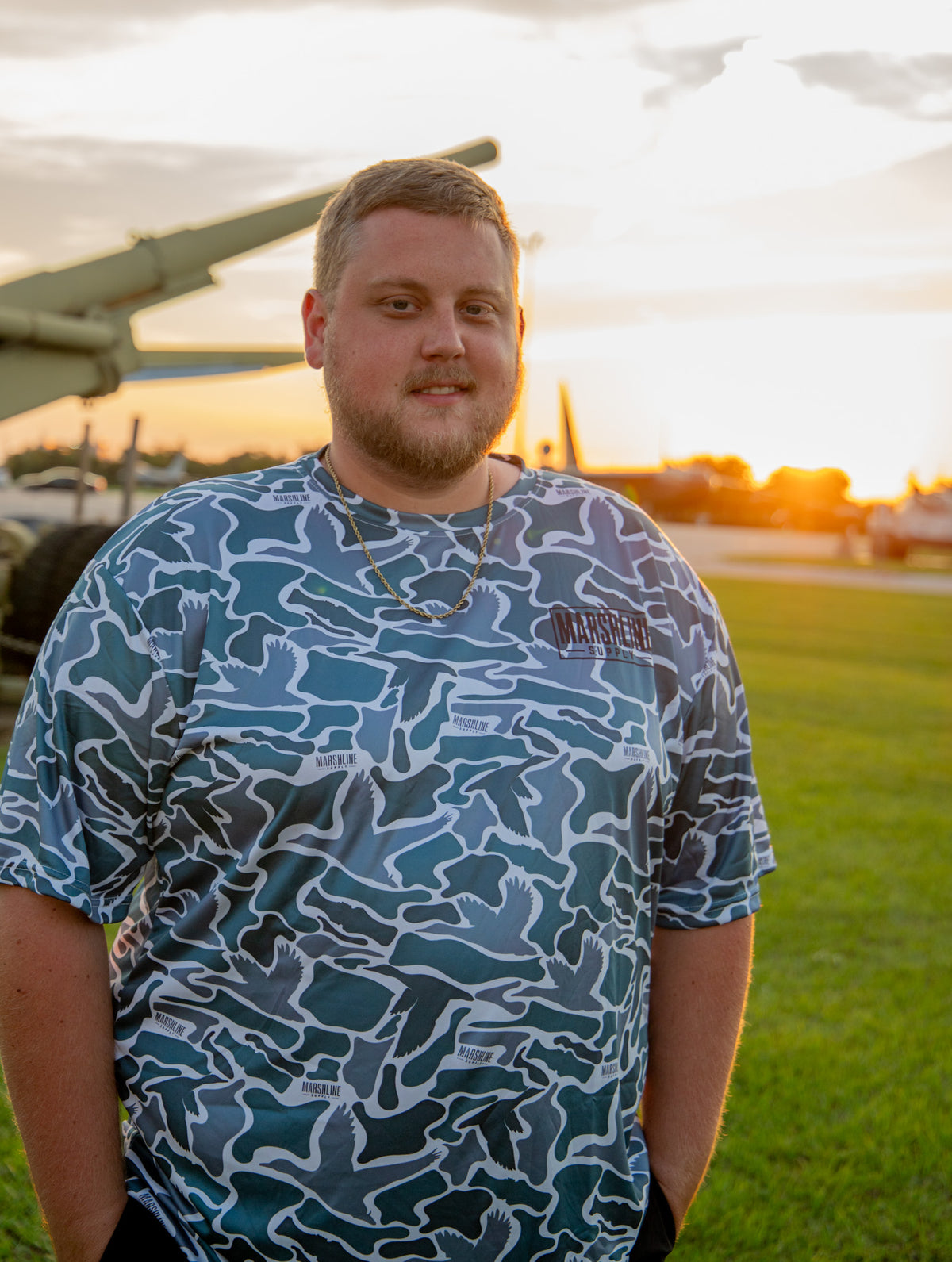 Marshline Supply Ghost Flight Camo DriFit Shirt