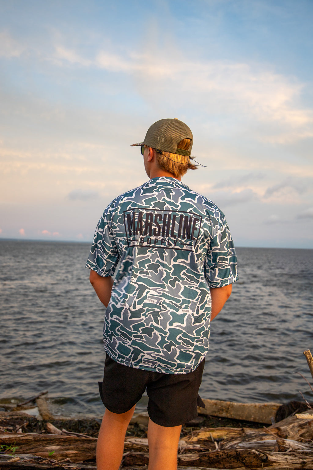 Marshline Supply Ghost Flight Camo DriFit Shirt