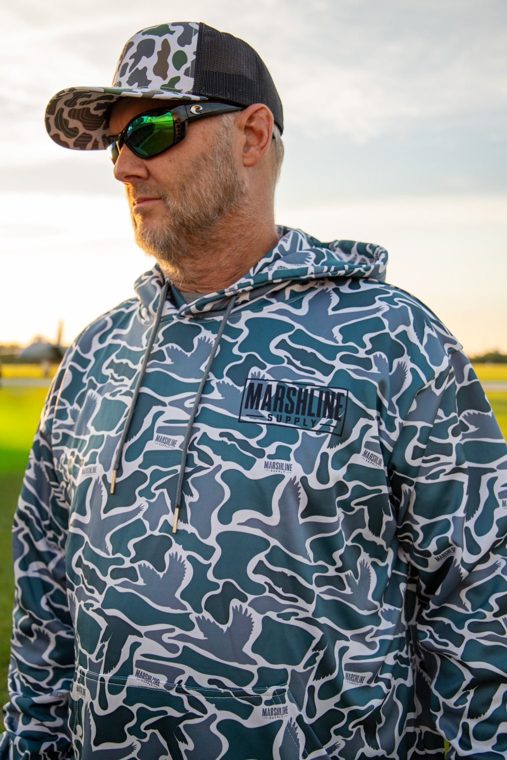 Marshline Supply Ghost Flight Camo Hoodie