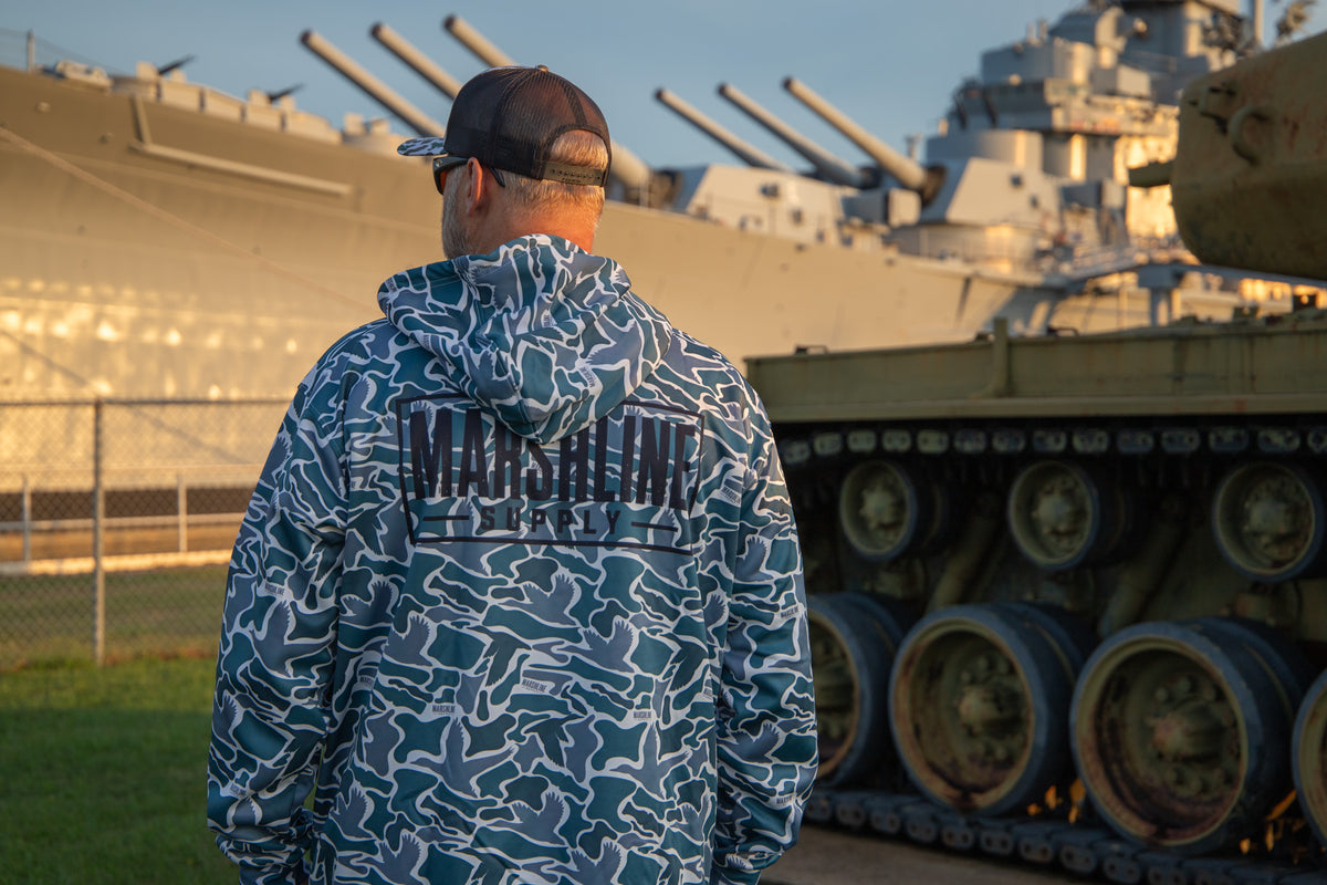 Marshline Supply Ghost Flight Camo Hoodie