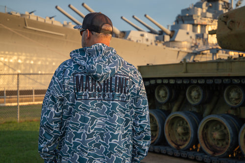 Marshline Supply Ghost Flight Camo Hoodie