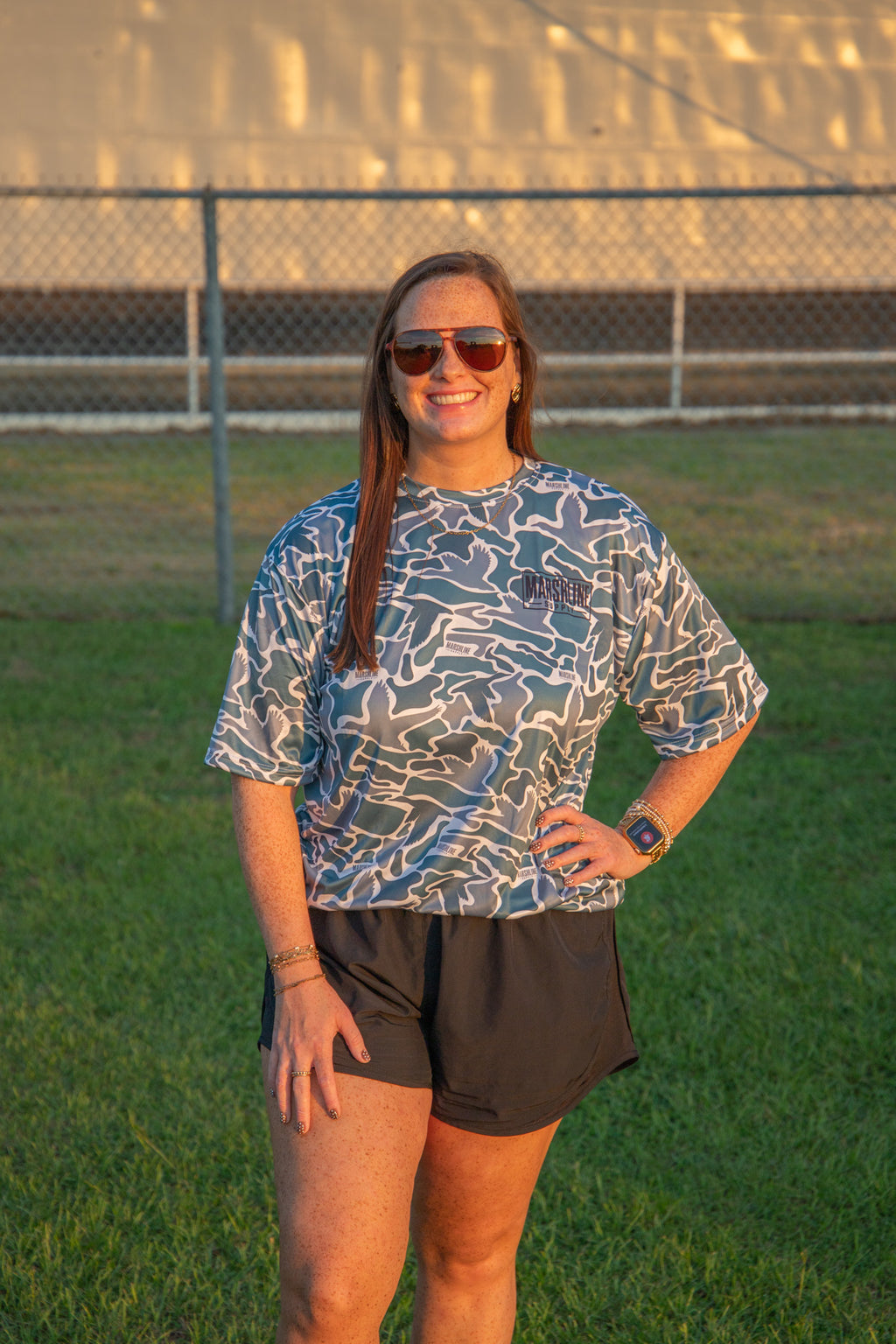 Marshline Supply Ghost Flight Camo DriFit Shirt